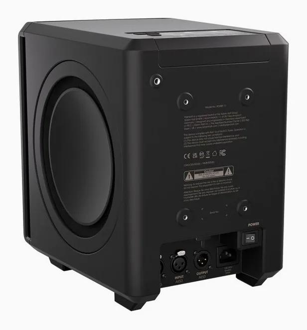 Palmer Orbit 11 Black - MoniconXL Set, het frontpaneel met de woofer en tweeter