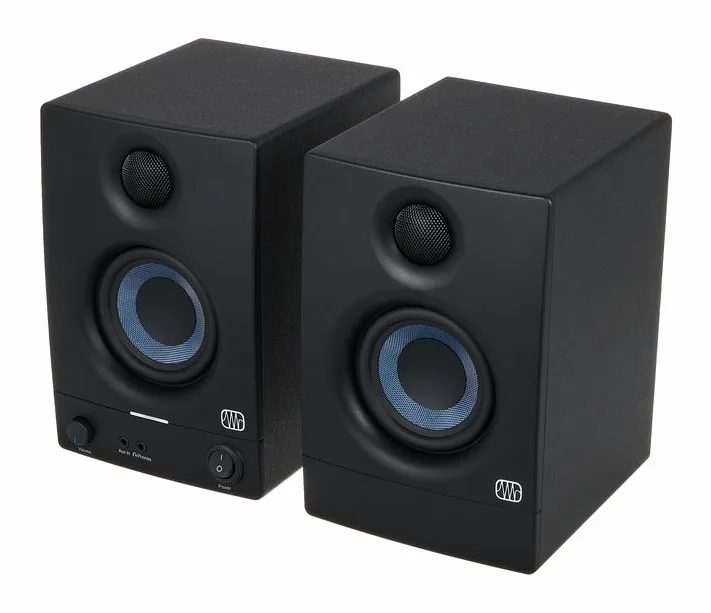 Presonus Eris 3.5 2nd Gen Subwoofer Set, de regelaars aan de achterzijde