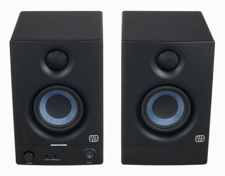 Presonus Eris 3.5 2nd Gen Subwoofer Set, het logo en de afwerking