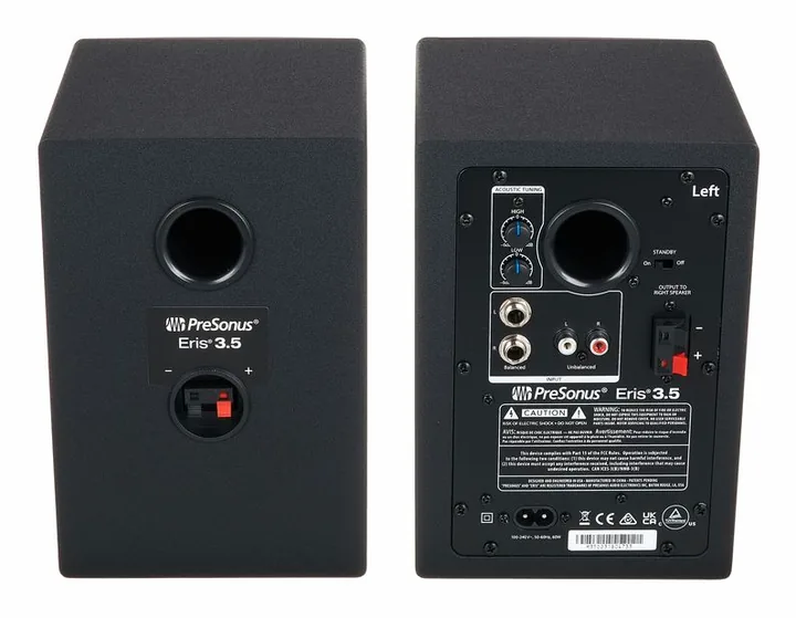 Presonus Eris 3.5 2nd Gen Tilt Set, de bassreflexpoort