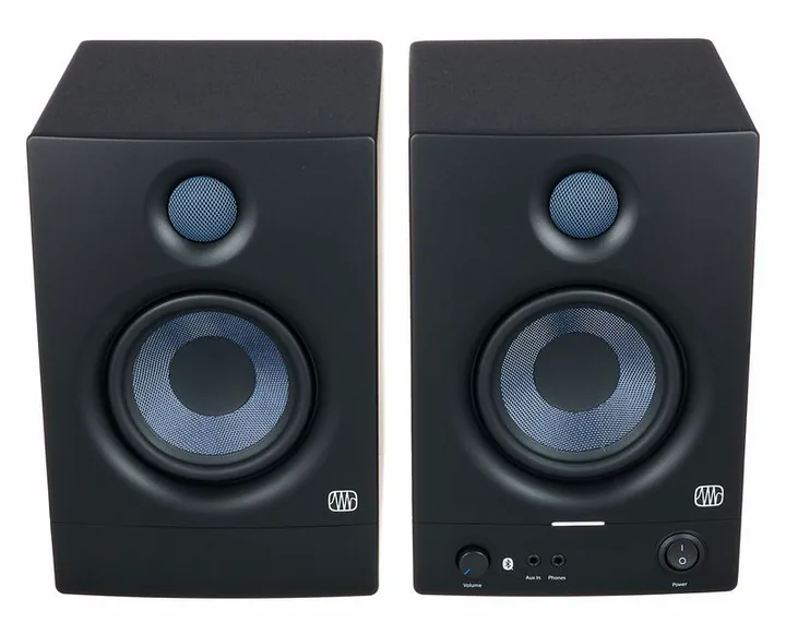 Presonus Eris 4.5BT 2nd Gen, de regelaars aan de achterzijde