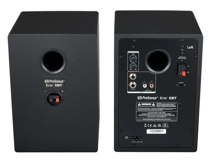Presonus Eris 5BT 2nd Gen, het frontpaneel met de woofer en tweeter