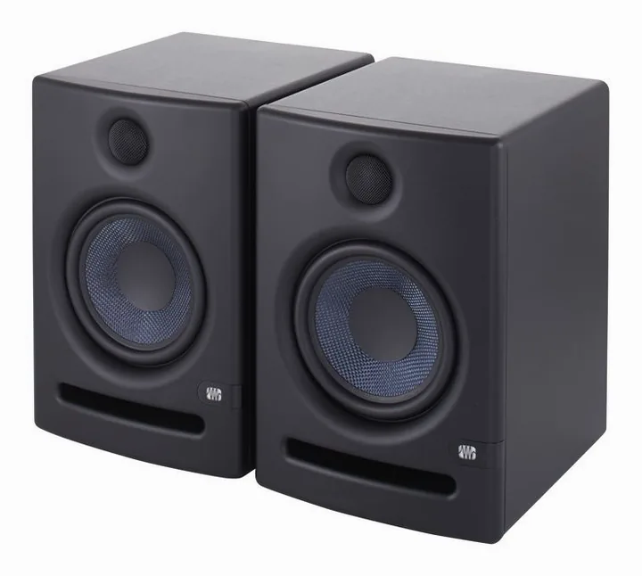 Presonus Eris E5 Isolation Riser Bundle, de regelaars aan de achterzijde
