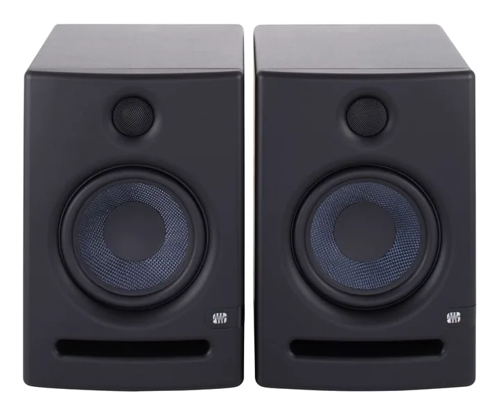 Presonus Eris E5 Tilt Stand Bundle, de behuizing van opzij