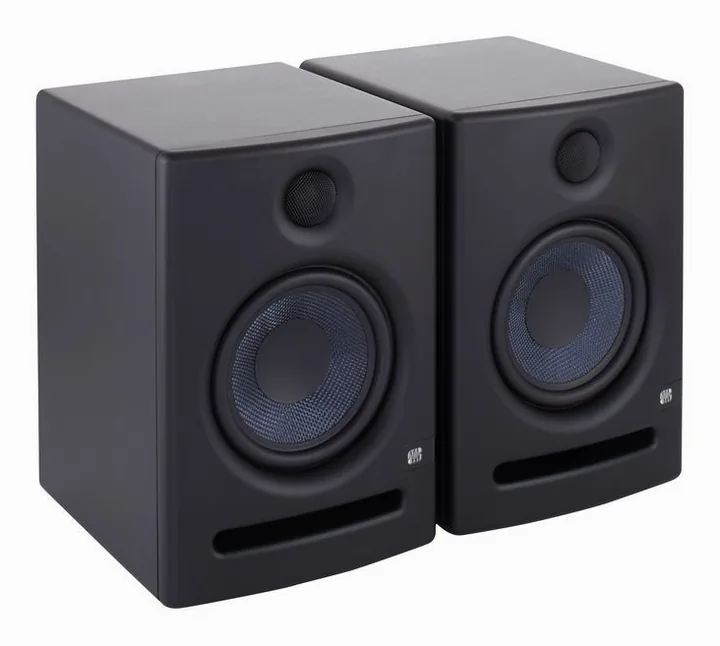 Presonus Eris E5 Tilt Stand Bundle, de bassreflexpoort
