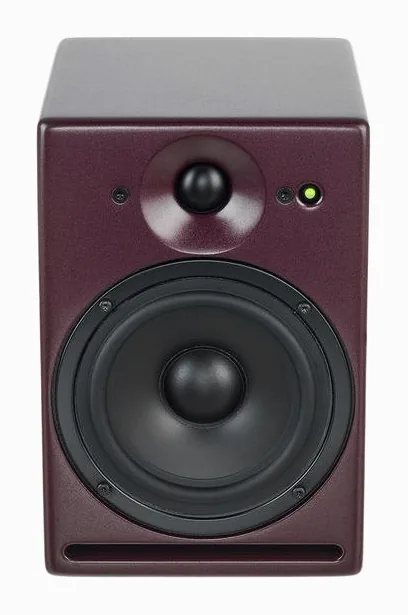 PSI Audio A14-M Studio Red, het logo en de afwerking