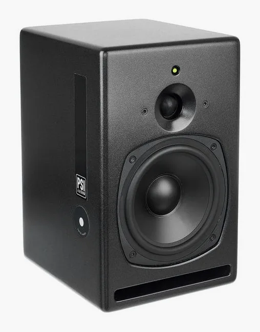 PSI Audio A17-M Metal Black, het frontpaneel met de woofer en tweeter
