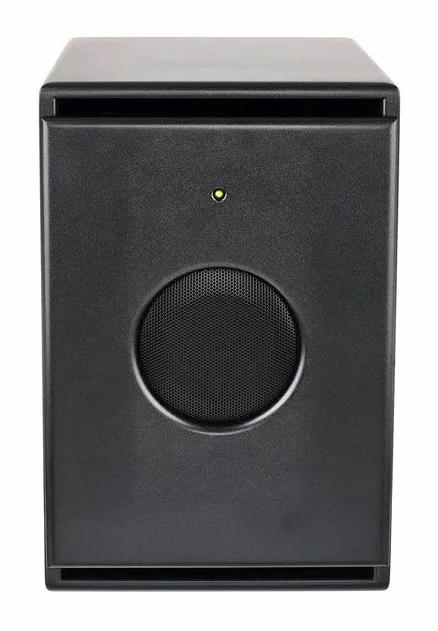 PSI Audio Sub A125-M Studio Black, het logo en de afwerking