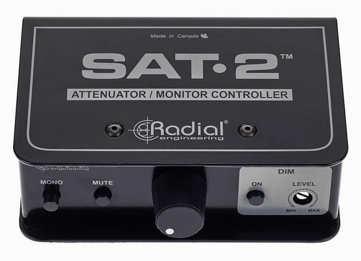 Radial Engineering Sat-2, het logo en de afwerking