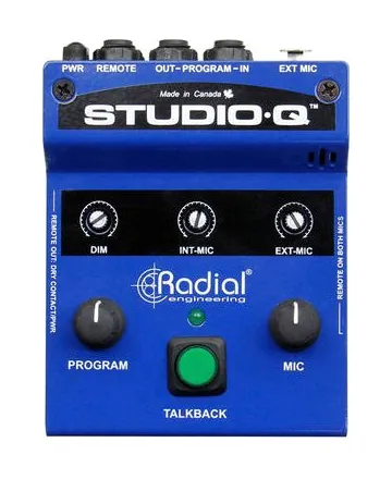 Radial Engineering Studio-Q, de behuizing van opzij