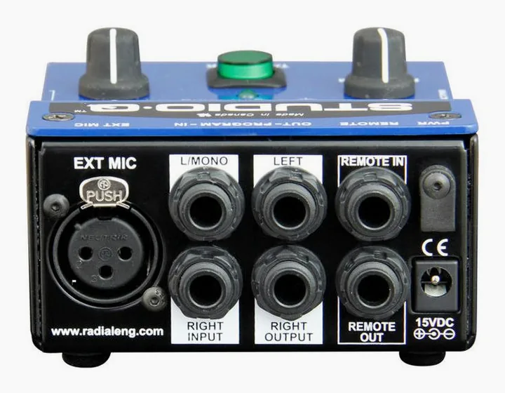 Radial Engineering Studio-Q, de bassreflexpoort