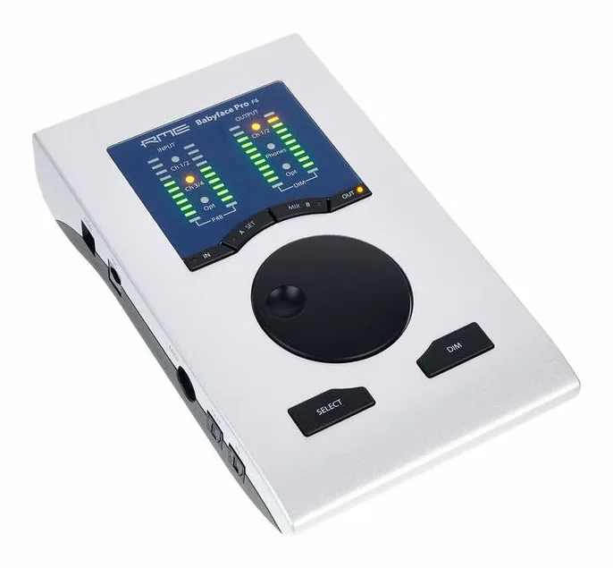 RME Babyface Pro FS, de behuizing van opzij