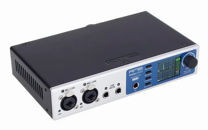 RME Fireface UCX II, de bovenkant van het apparaat