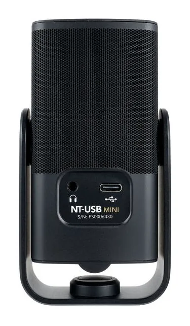 Rode NT-USB Mini, de XLR-aansluiting onderaan