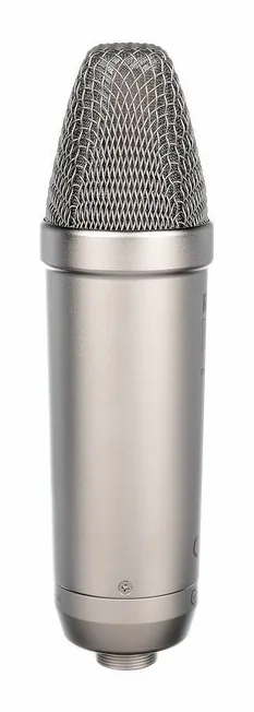 Rode NT1 5th Generation Silver, het frontale grillewerk