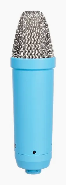Rode NT1 Signature Blue, het frontale grillewerk