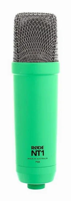 Rode NT1 Signature Green, het frontale grillewerk