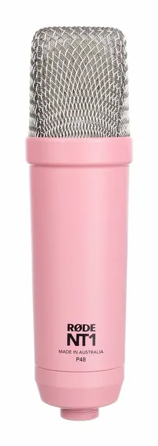 Rode NT1 Signature Pink, het logo en de afwerking