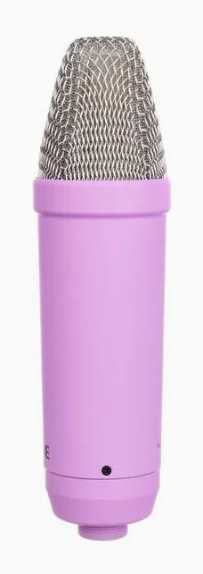 Rode NT1 Signature Purple, het frontale grillewerk