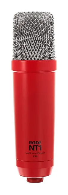 Rode NT1 Signature Red, het logo en de afwerking