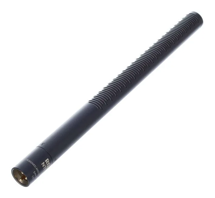 Rode NTG3B black, het frontale grillewerk