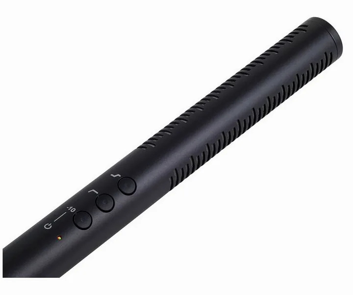 Rode NTG4+, het frontale grillewerk