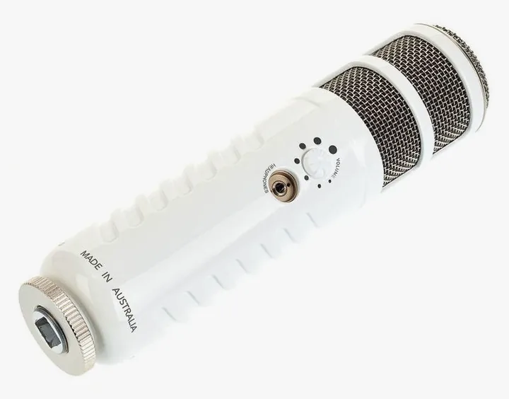 Rode Podcaster, de bevestiging en de houder
