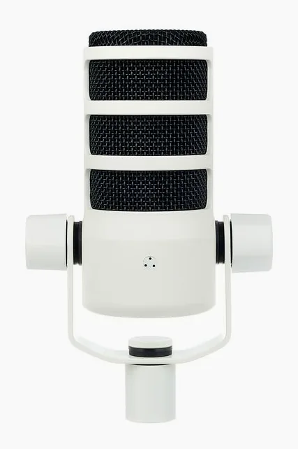 Rode PodMic USB White, de behuizing van opzij