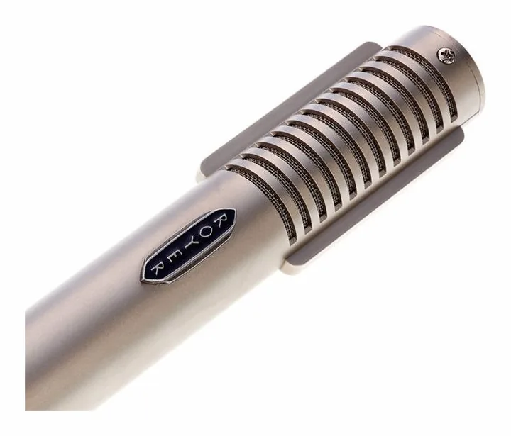Royer Labs R-122 MkII, de microfoonkorf van dichtbij