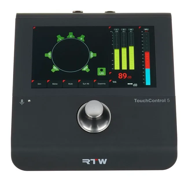 RTW TouchControl 5 Control & Meter, de regelaars aan de achterzijde