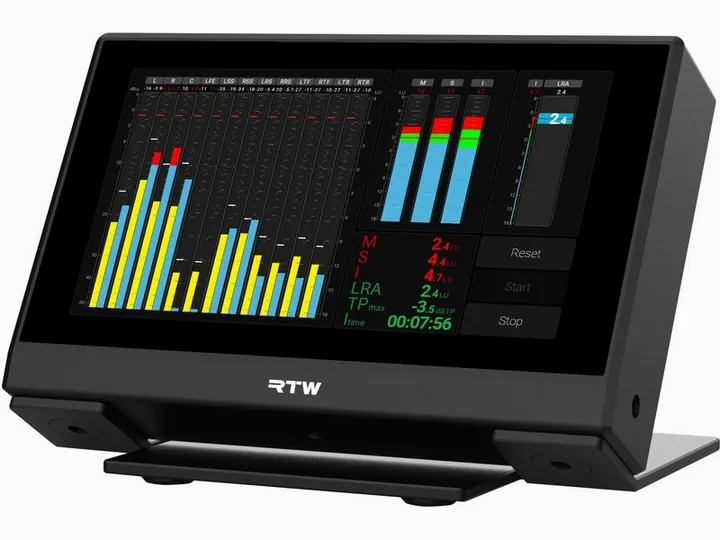 RTW TouchMonitor 5 Ravenna, het frontpaneel met de woofer en tweeter