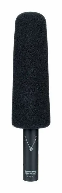 Sanken CSS-50, de microfoonkorf van dichtbij