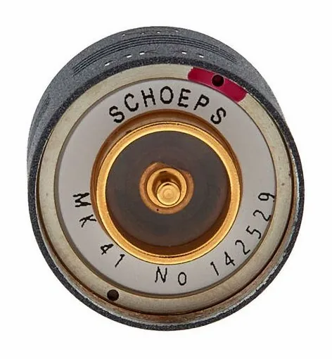 Schoeps MK 41 Super Cardioid, de microfoonkorf van dichtbij