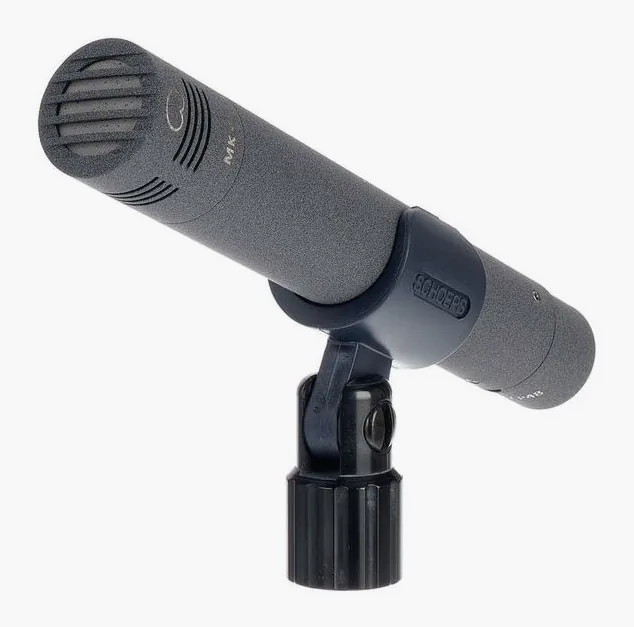 Schoeps Mono-Set CMC 6 with MK 4, de bevestiging en de houder
