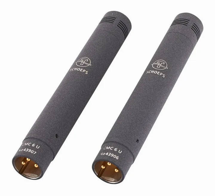 Schoeps Stereo Set CMC 6 + MK 4, de microfoonkorf van dichtbij