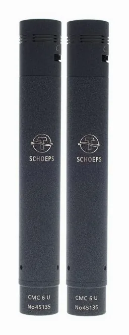 Schoeps Stereo Set CMC 6 + MK 5 van voren gezien