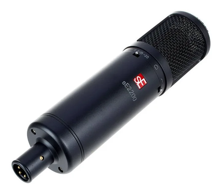 SE Electronics SE 2200, het logo en de afwerking