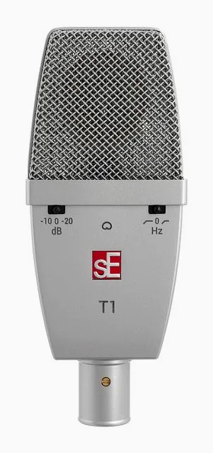 SE Electronics T1, de microfoonkorf van dichtbij
