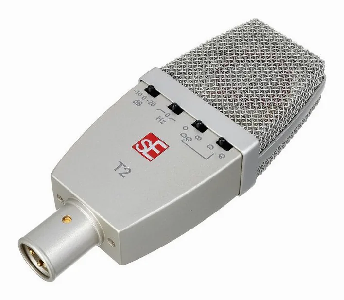 SE Electronics T2, het logo en de afwerking