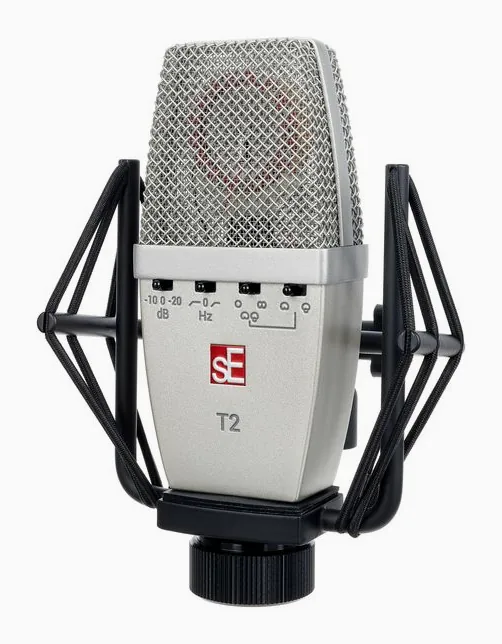 SE Electronics T2 Stereo Set, het frontale grillewerk