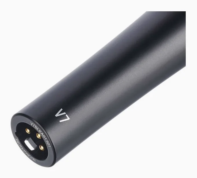 SE Electronics V7 Black, de behuizing van opzij