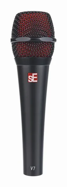 SE Electronics V7 Black Set, het logo en de afwerking