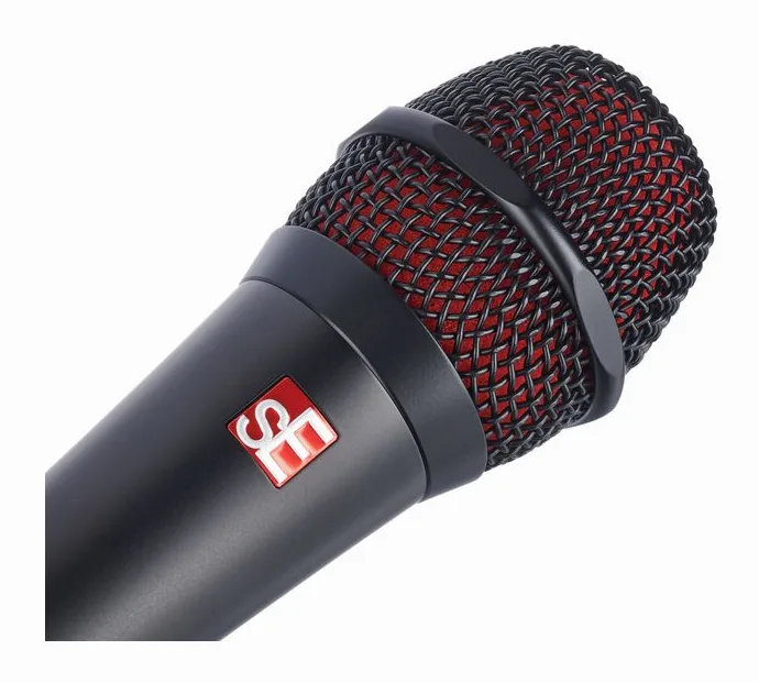 SE Electronics V7 Black Set, de microfoonkorf van dichtbij