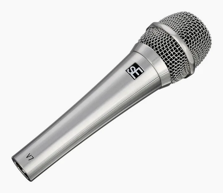 SE Electronics V7 Nickel, de behuizing van opzij