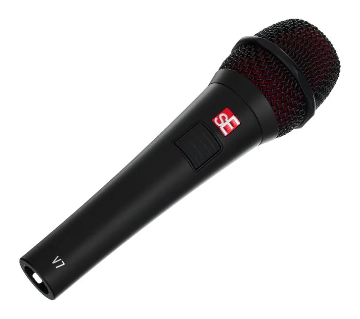 SE Electronics V7 PTT, het logo en de afwerking