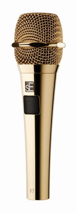 SE Electronics V7 PTT Gold, de bevestiging en de houder