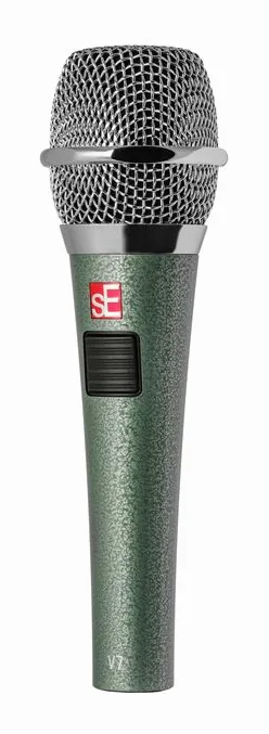 SE Electronics V7 PTT Vintage Edition, de bevestiging en de houder