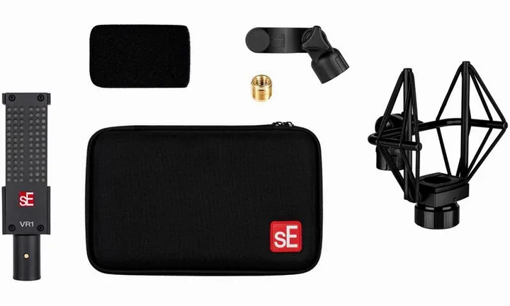 SE Electronics VR1 (2026), de microfoonkorf van dichtbij