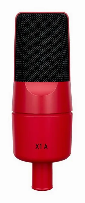 SE Electronics X1A 2C Red 25th Anniversary Ed, de XLR-aansluiting onderaan