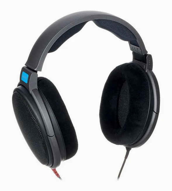 Sennheiser HD 600, de oorschelp van dichtbij